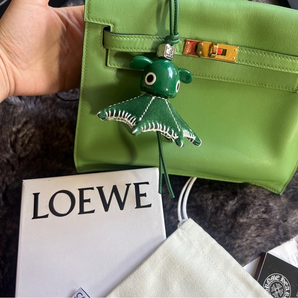 Loewe Handbags - Loewe Varsity Puzz Charm in Calfskin Leather NEW 10th Years Edition Gift Green